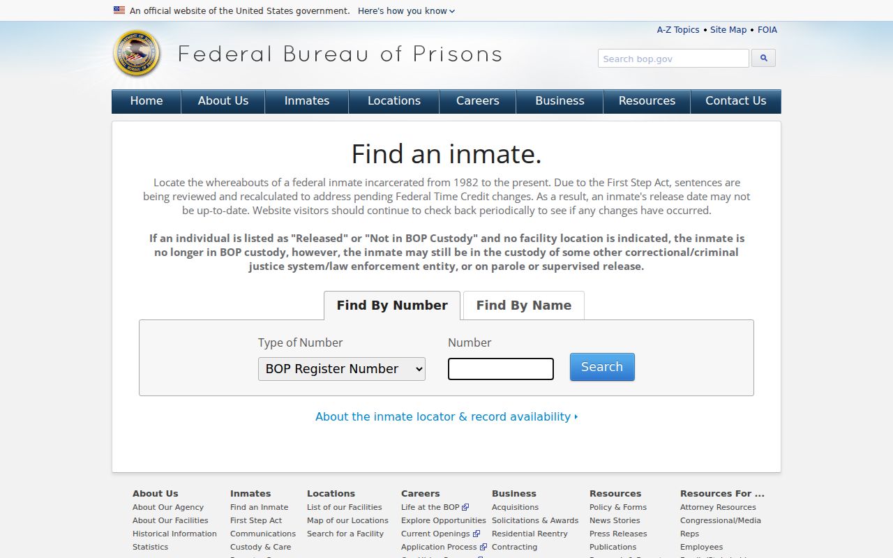 Federal custody search separate from Clinton County arrest lookup