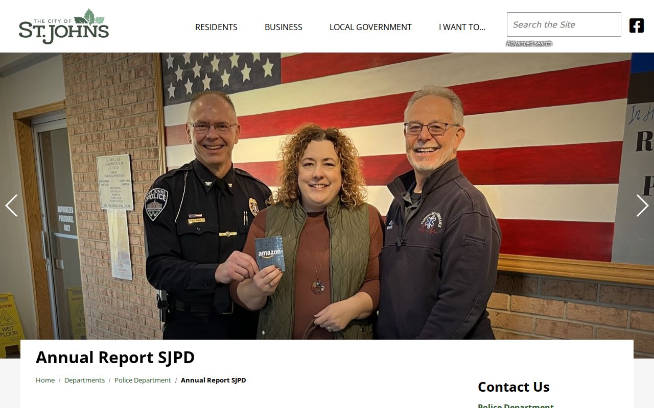 St. Johns criminal records police report archive page